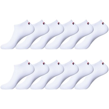 Accessoires Homme Socquettes Fila Lot de 12 Paires de Chaussettes Socquettes homme Blanc