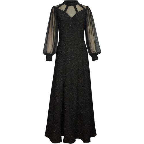 Vêtements Femme Robes longues Chic Star 86410 Noir