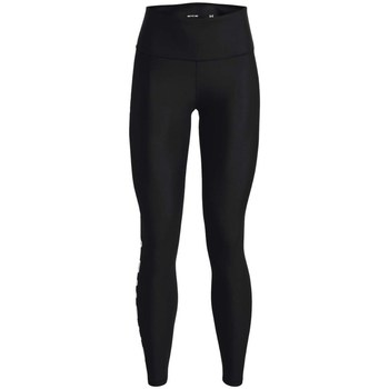 Vêtements Femme Pantalons Under Armour Under Armour Heatgear Leggings da allenamento con logo neri e argento NS Noir
