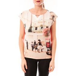 Vêtements Femme T-shirts manches courtes Little Marcel Tee-shirt Trisi E15FTSS0333 rose corail Rose