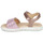 Chaussures Fille Sandales et Nu-pieds Geox J SANDAL HAITI GIRL White / Pink