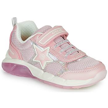 Chaussures Fille Baskets basses Geox J SPAZIALE GIRL A Pink