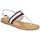Chaussures Femme Bonnet Tommy Hilfiger Modern Fluffy AW0AW14680 DW6 CORPORATE WEBBING FLAT SANDAL Navy / Red / White