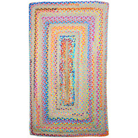 Maison & Déco Tapis Zen Et Ethnique Tapis rectangulaire 90 x 150 cm Multicolore