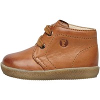 Chaussures Enfant Boots Falcotto Baskets en cuir à lacet marron