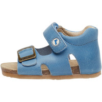 Chaussures Enfant Sandales et Nu-pieds Falcotto Sandales en cuir avec boucle et velcro bleu