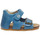 Chaussures Sandales et Nu-pieds Falcotto Sandales en cuir avec boucle et velcro BEA Bleu