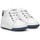 Chaussures Garçon Baskets mode Falcotto Baskets lacées en nappa bicolore ADAM Blanc