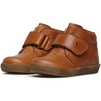 Boots Garçon Falcotto CONTE VL-Chaussures en nappa avec velcro marronclair - Chaussures Boot Enfant 70 