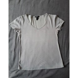 Vêtements Femme T-shirts manches courtes Mango Tee-shirt Mango Violet clair Autres