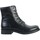 Chaussures Femme Boots Geox Bottine Cuir Rawelle Noir
