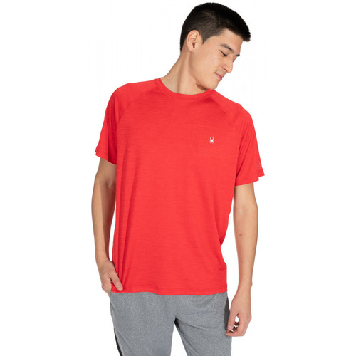 Vêtements Homme T-shirts manches longues Spyder T-shirt de sport - Quick Dry Rouge