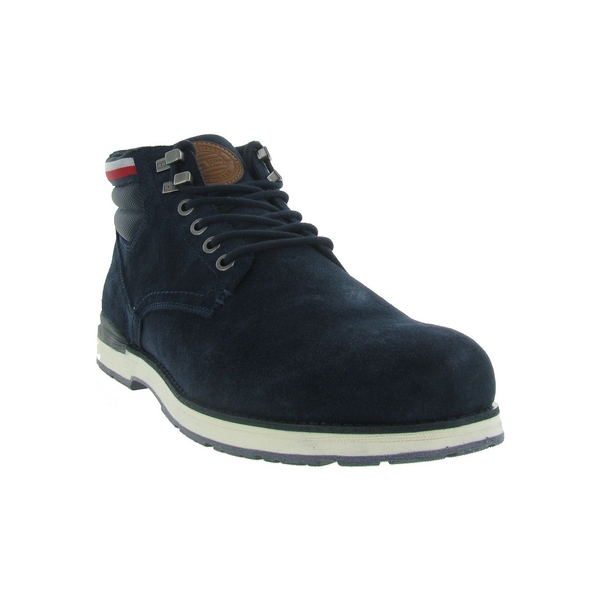 Chaussures Homme Bottes Tommy Hilfiger OUTDOOR SUEDE BOOT Bleu