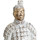 Maison & Déco The home deco fa Ixia Statuette Soldat de l'Empereur Qin 17 cm Blanc