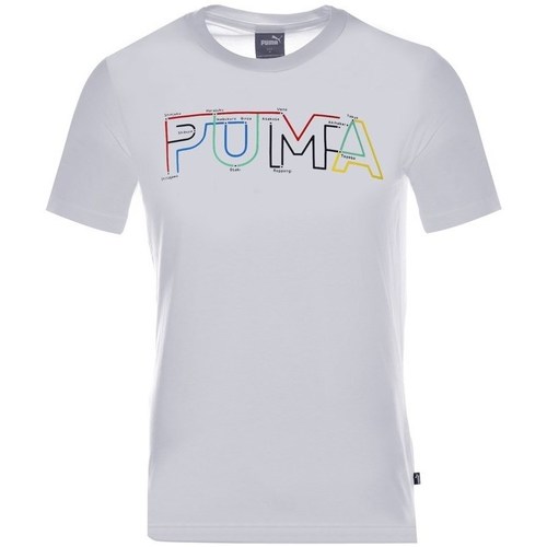 Vêtements Homme T-shirts manches courtes Puma Drycell Graphic Blanc