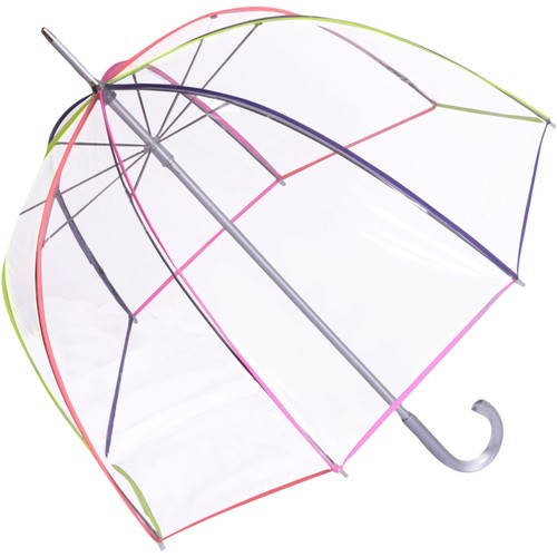 Accessoires textile Femme Parapluies Isotoner Parapluie cloche transparent Blanc