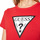 Vêtements Femme T-shirts manches courtes Guess Classic logo triangle Rouge