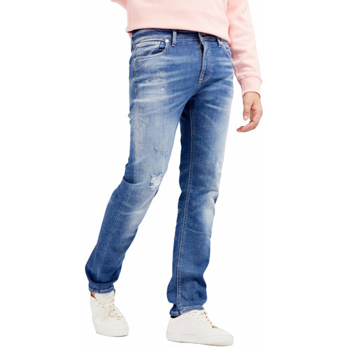 Guess Classic original Bleu - Livraison Gratuite | Spartoo ! - Vêtements Jeans  Homme 118,93 €