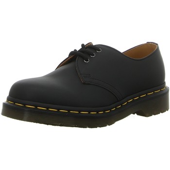 Chaussures Homme martens 1461 3 eye low shoes white mono smooth Dr. Martens  Noir