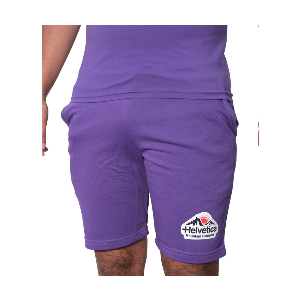 Vêtements Homme PABLO Shorts / Bermudas Helvetica Short  purple - WARREN2 PURPLE Violet