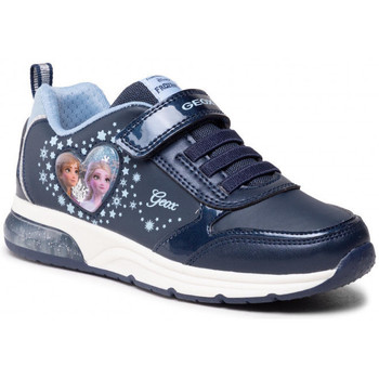 Chaussures Fille Baskets basses Geox Spaceclub Bleu