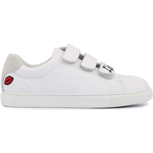 Chaussures Femme Baskets mode Hey Dude Shoes Paname Baskets En Cuir Edith Liebe Blanc