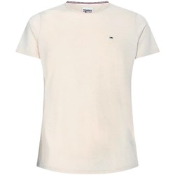 Vêtements Homme T-shirts manches courtes tommy Polarowe Jeans T shirt  Ref 54042 ABI smooth stone Htr Beige