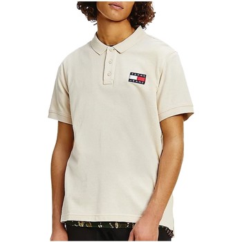 Vêtements Homme Polos manches courtes Tommy Jeans Polo  Ref 54043 ABI smooth stone Beige