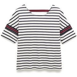 Vêtements Femme T-shirts manches courtes TBS GRANATEE Blanc