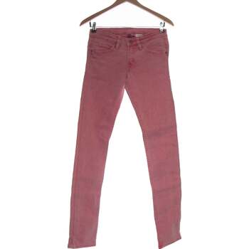Vêtements Femme Jeans H&M jean slim femme  34 - T0 - XS Rose Rose