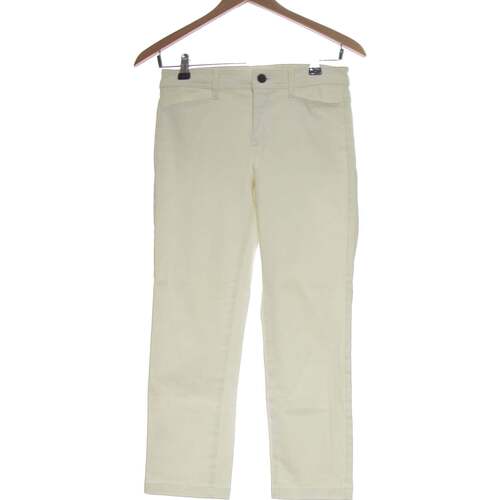 Uniqlo Pantalon Droit Femme 34 - T0 - Xs Blanc - Vêtements Pantalons Femme  8,00 €