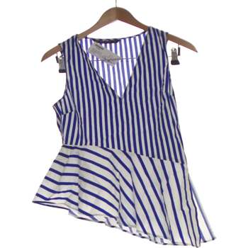 Vêtements Femme Débardeurs / T-shirts bianche sans manche Zara débardeur  34 - T0 - XS Bleu Bleu