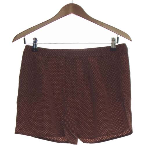 Vêtements Femme Shorts / Bermudas Mini Short En Soie short  36 - T1 - S Marron Marron