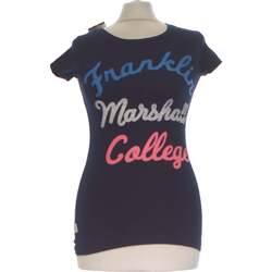 Vêtements Femme Tous les vêtements Franklin & Marshall Top Manches Courtes  34 - T0 - Xs Bleu