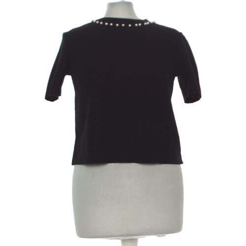 Vêtements Femme The home deco fa Zara top manches courtes  36 - T1 - S Noir Noir
