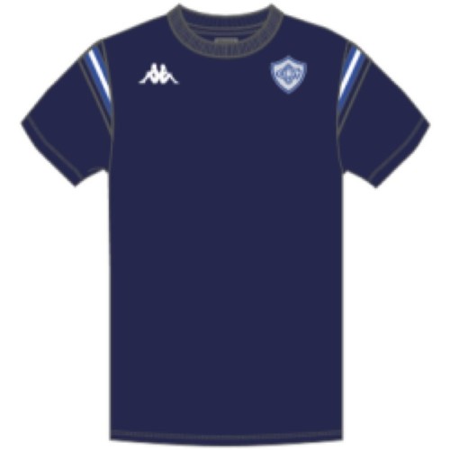 T-shirts Manches Courtes Kappa T-shirt Fiori Castres Olympiqu Bleu - Vêtements T-shirts manches courtes Enfant 30 