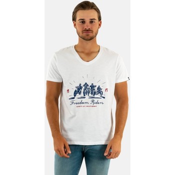 Vêtements Homme T-shirts manches courtes Daytona freedom riders bright white blanc