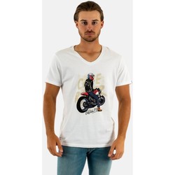 Vêtements Homme T-shirts manches courtes Daytona guy on ride bright white blanc