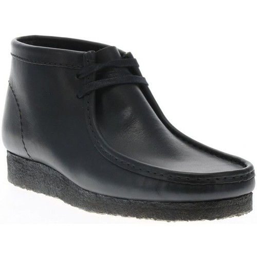 Clarks WALLABEE BOOT BLACK C Noir - Livraison Gratuite | Spartoo ! -  Chaussures Boot Homme 102,00 €