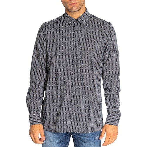 Vêtements Homme Chemises manches longues Antony Morato MMSL00614-FA430498 Noir