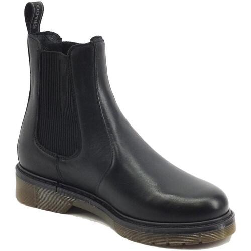 Chaussures Femme Boots IgI&CO 8188300 Nappa Foulard Noir