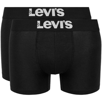 Sous-vêtements Homme Boxers Levi's Boxer 2 Pairs Briefs Noir