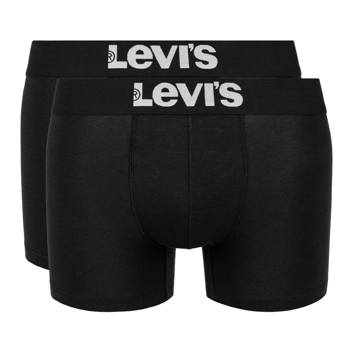 Sous-vêtements Homme Boxers Levi's Boxer 2 Pairs Briefs Noir