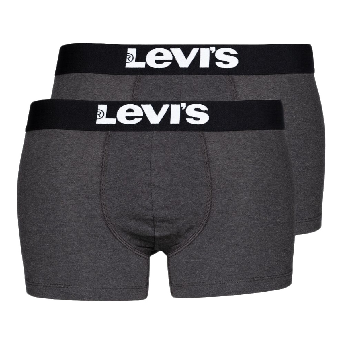 Sous-vêtements Homme Boxers Levi's Trunk 2 Pairs Briefs Gris