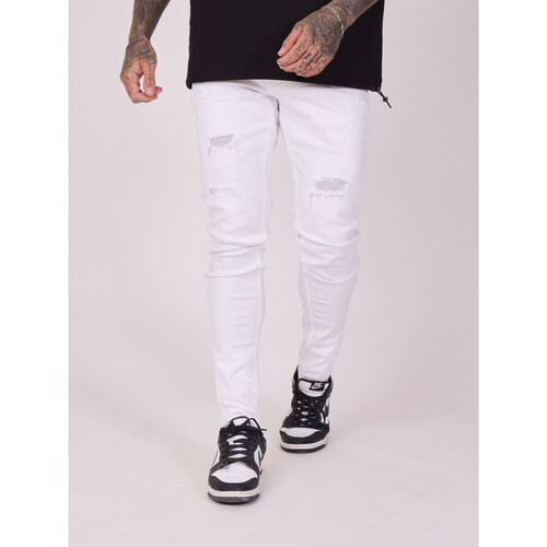 Vêtements Homme Jeans skinny Millennium Yakwarm Legging Jean TP21007 Blanc