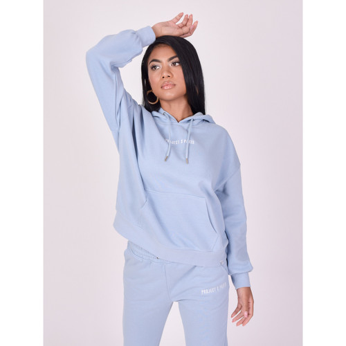 Vêtements Femme Sweatshirt à Col Rond Psg Club Fleece Hoodie F212102 Bleu
