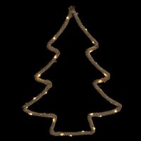 Maison & Déco Décorations de noël Féérie Lights & Christmas Décoration lumineuse de Noël en corde Sapin Marron