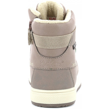 Baskets Montantes Fille Kickers Yepo Wpf BEIGE - Chaussures Basket montante Enfant 69 