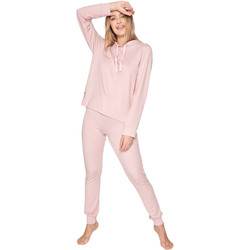 Vêtements Femme Pyjamas / Chemises de nuit Admas Pyjama tenue d'intérieur pantalon sweat capuche Make It Rose