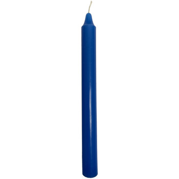 Maison & Déco épais Coussin Méditation Et Yoga Chakra 6 Phoenix Import Bougie teintée dans la masse bleu foncé Bleu